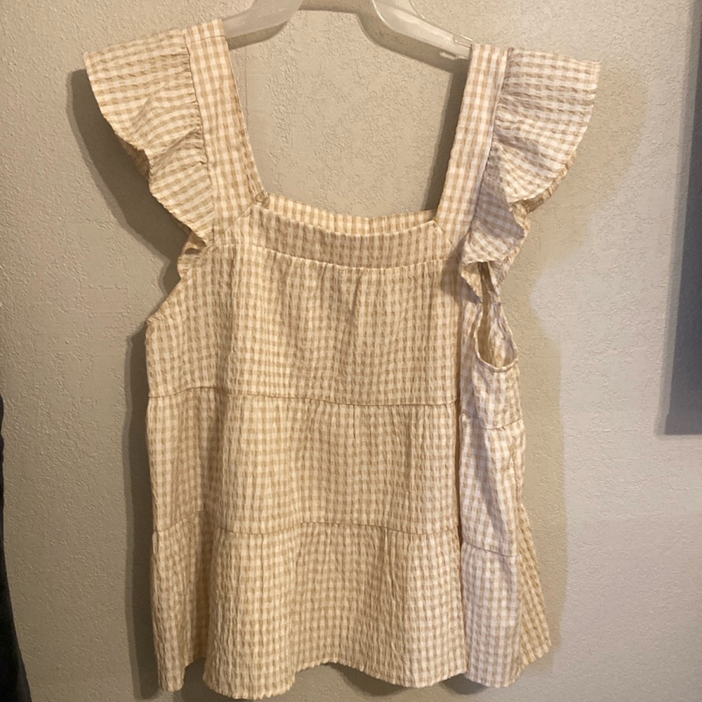 Gingham blouse